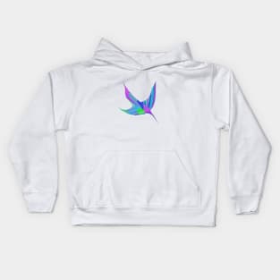 Abstract bird Kids Hoodie